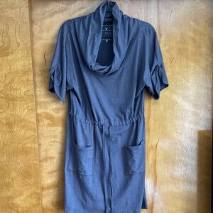 Gray Cowl Neck Dress with Pockets - Velvet by Graham & Spencer